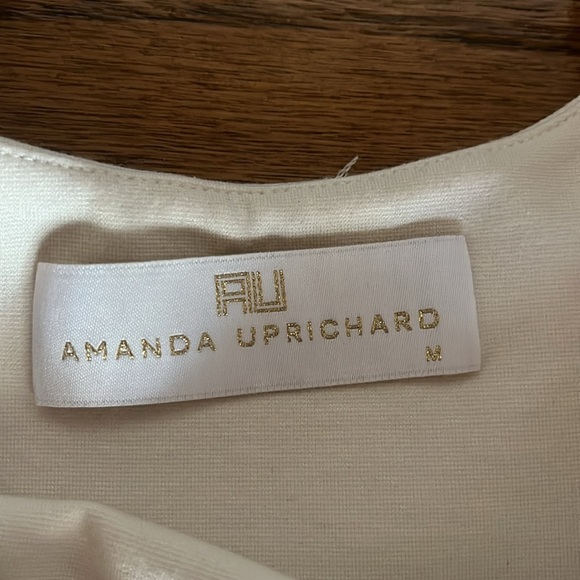 Amanda Uprichard Cropped Beige Long Sleeves Top Size M - Picture 5 of 7